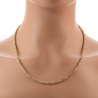 18ct Gold Snail Chain Necklace 37.2g