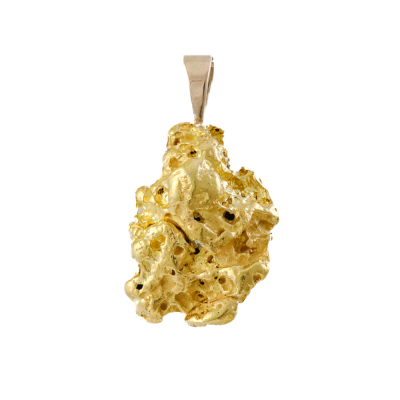 22ct Yellow Gold Nugget Pendant 8.9g
