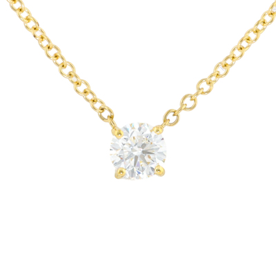 0.70ct Diamond Solitaire Pendant GIA D VS1