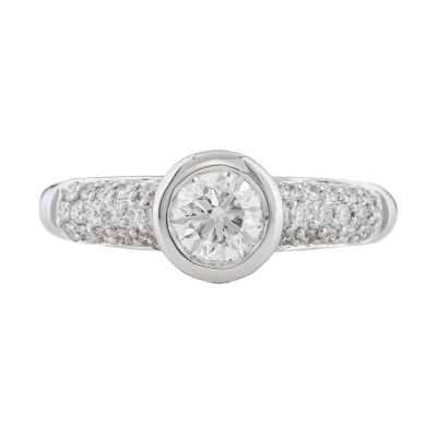0.54ct Centre Diamond Solitaire Ring