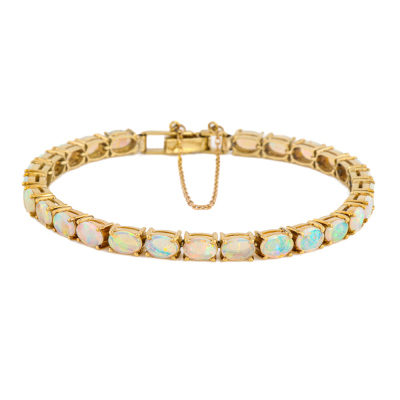 Percy Marks Opal Bracelet 14ct Gold