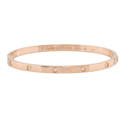 Cartier Diamond Love Bangle, Small Model