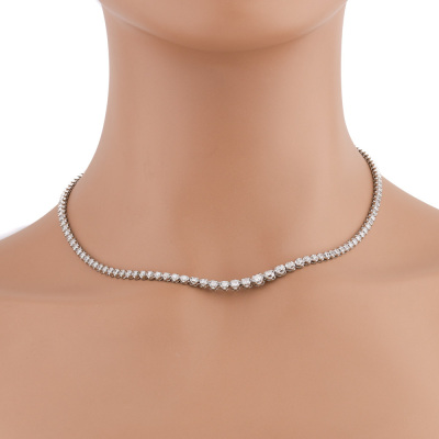 3.10ct Diamond Tennis Necklace