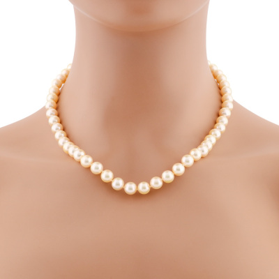 8.5-8.0mm Akoya Pearl Strand Necklace