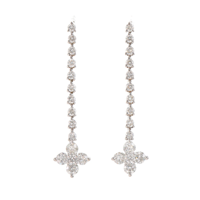 1.00ct Diamond Drop Earrings