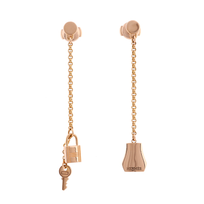 Hermes Kelly Clochette Earrings