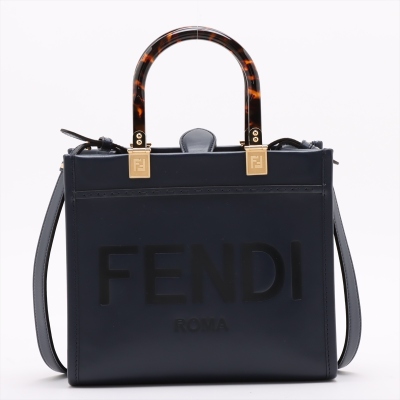 Fendi Small Sunshine Leather Handbag