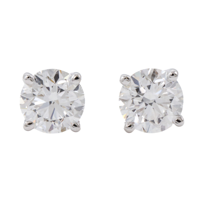 1.00ct Diamond Studs GIA D VS1