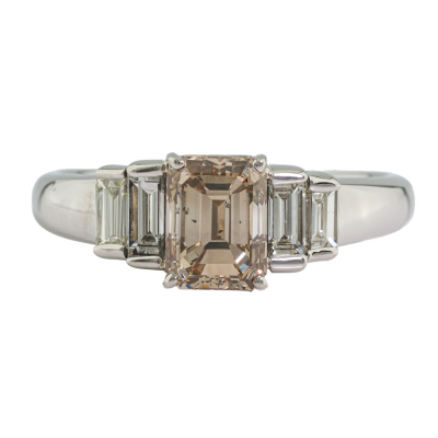1.27ct Champagne Diamond Ring