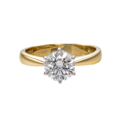 1.51ct Diamond Solitaire Ring GIA D VVS1