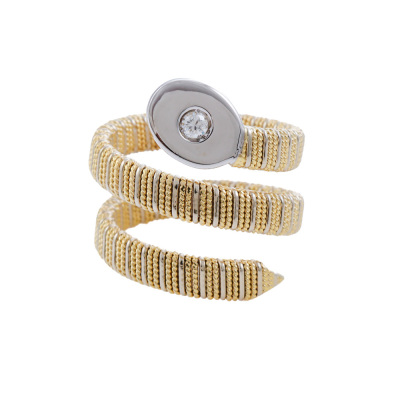 Diamond Gold Wrap Ring