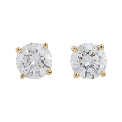 0.91ct Diamond Studs GIA E SI1, E SI2