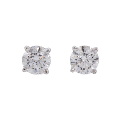 0.95ct Diamond Studs GIA D SI1, D SI2