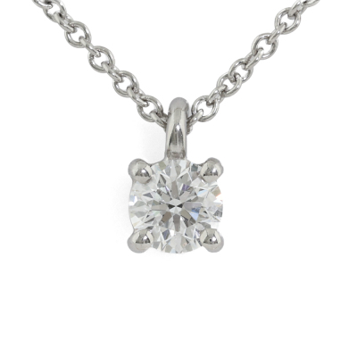0.23ct Tiffany & Co Solitaire Diamond Pendant