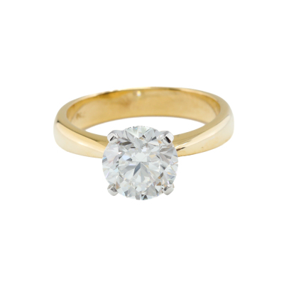 2.03ct Diamond Solitaire Ring GIA E VS1