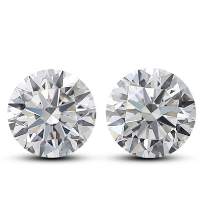1.23ct Loose Pair of Diamonds GIA D IF