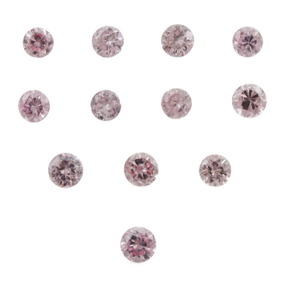 0.23ct Argyle Origin Purplish Pink Diamonds GSL