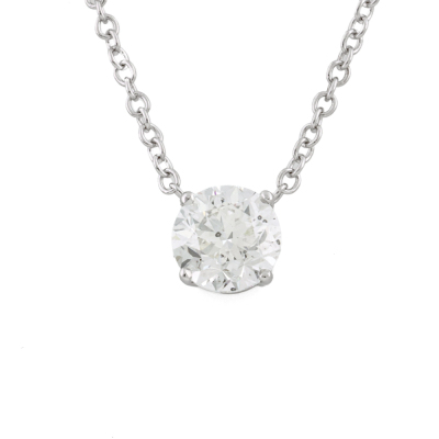 1.50ct Diamond Solitaire Pendant GIA H P1