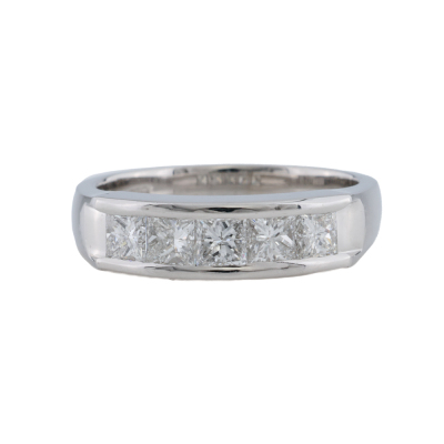 1.00ct Diamond Eternity Ring Platinum