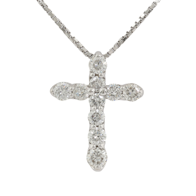 1.00ct Diamond Cross Pendant
