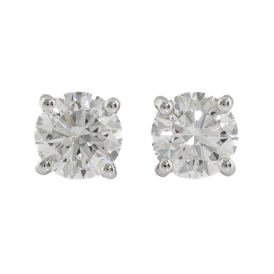 0.80ct Diamond Studs GIA D VS1