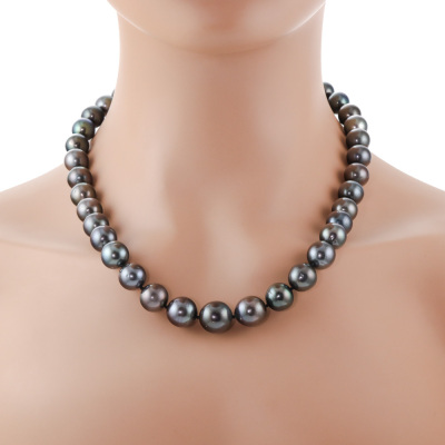 13.9 - 11.2mm Tahitian Pearl Strand Necklace