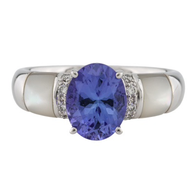 Tasaki 2.09ct Tanzanite & Diamond Ring
