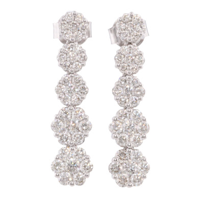 1.60ct Diamond Drop Earrings
