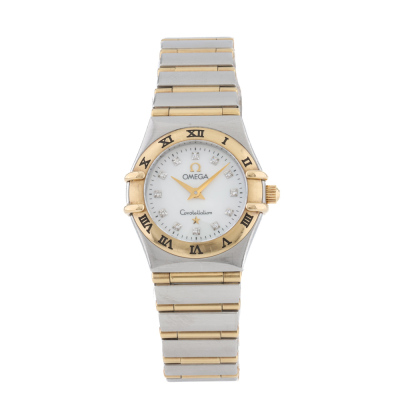 Omega Constellation Mini 18ct Gold & Stainless Steel with Diamond