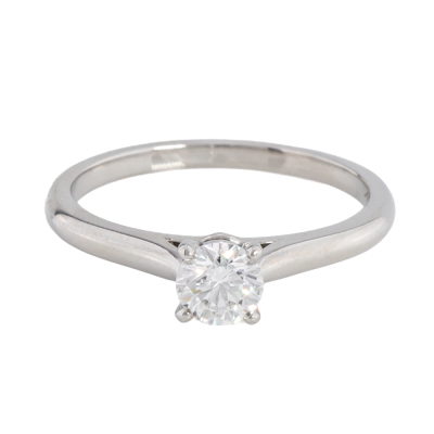 0.35ct Cartier Diamond Solitaire GIA E VVS2