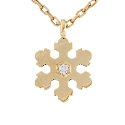 Bvlgari Snowflake Diamond Necklace
