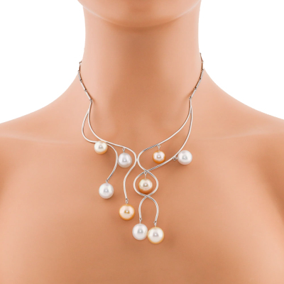 9.7-12.4mm South Sea Pearl Necklace 18ct Gold