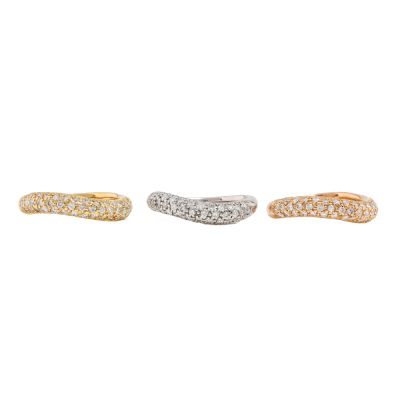 3 Stackable Ring Set 1.63ct Diamond