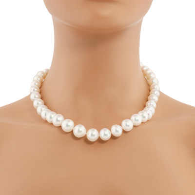 South Sea Pearl Strand Necklace 12.6-9.1mm
