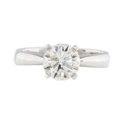 1.50ct Diamond Solitaire Ring GIA I VVS2