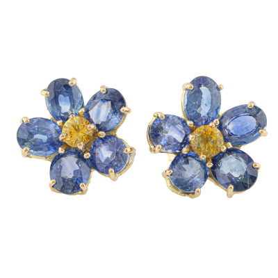 2.25ct Sapphire Earrings