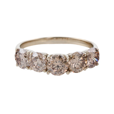 2.06ct Champagne Diamond Eternity Ring