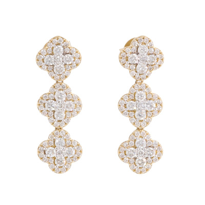 1.16ct Diamond Dress Earrings