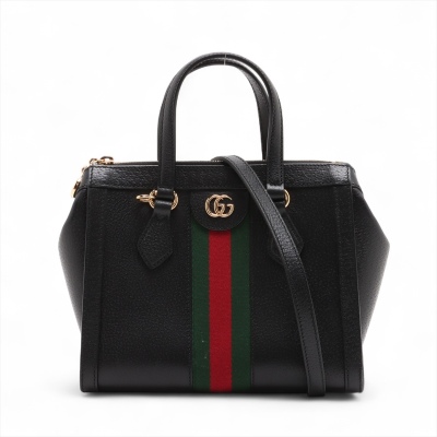 Gucci Small Ophidia Web Leather Tote