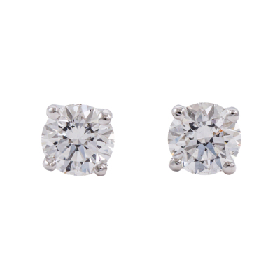 0.74ct Diamond Studs GIA E SI2