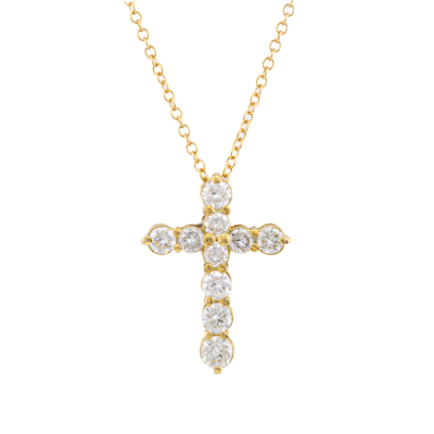1.00ct Diamond Cross Pendant