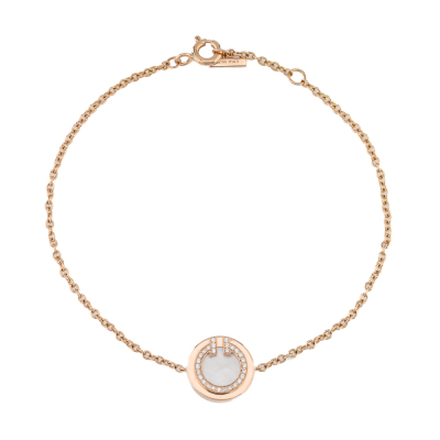 Tiffany & Co T Diamond & MOP Circle Bracelet