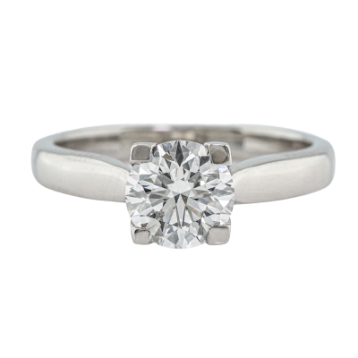 1.08ct Harry Winston Solitaire Ring E VVS1