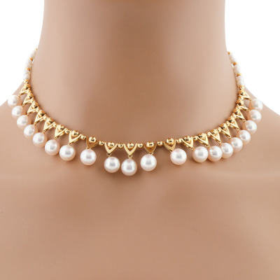 Akoya Pearl Necklace, 18ct Gold 23.4g