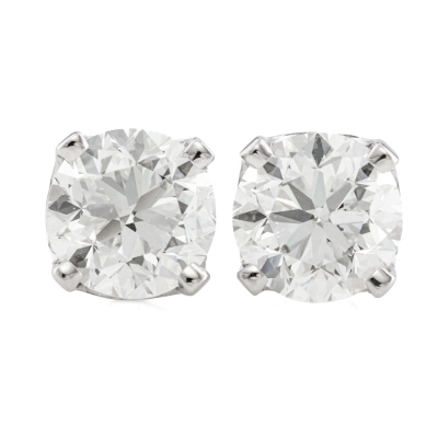 2.00ct Diamond Studs GIA D VVS2
