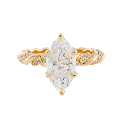 2.01ct Diamond Solitaire Ring GIA E SI2