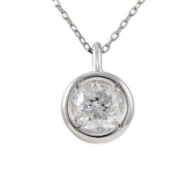 1.27ct Diamond Solitaire Pendant