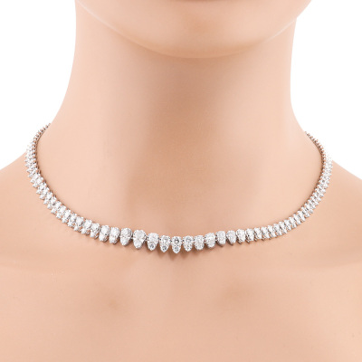 10.00ct Diamond Necklace, 18ct 33.8g