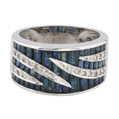 6.00ct Sapphire & Diamond Ring