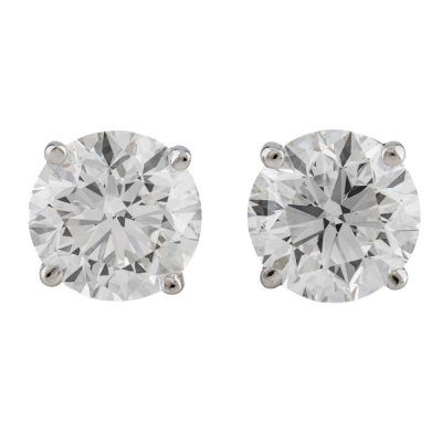 2.01ct Diamond Studs GIA H VS2